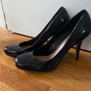 Size 13 black shiny heels